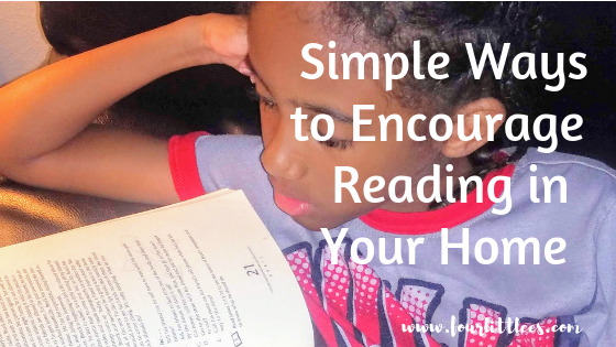 Encourage a love of reading in your home